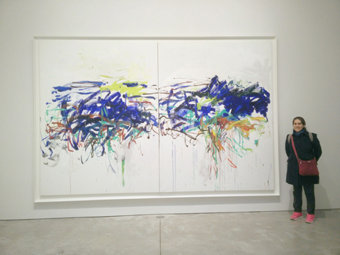 With Joan Mitchell